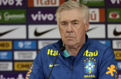 Ancelotti minimiza empate do Brasil na estreia da Copa