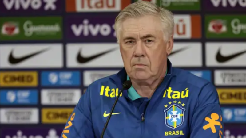Ancelotti minimiza empate do Brasil na estreia da Copa