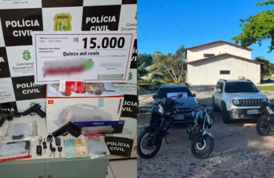 Influenciadores são presos por rifas ilegais no Ceará