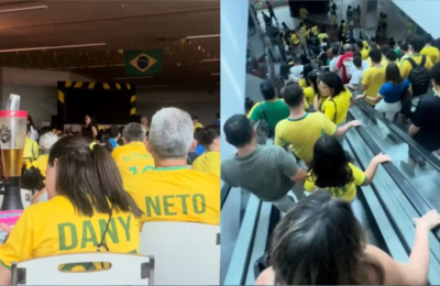 Shopping em Fortaleza fica sem luz durante jogo do Brasil