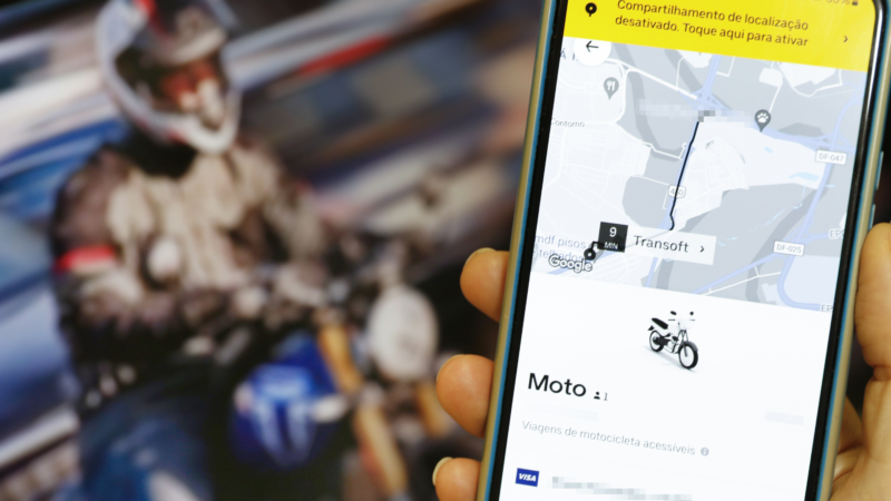 Uber muda cobrança para motociclistas em Fortaleza dia 13