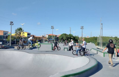 Pista de skate do Cocó está abandonada em Fortaleza