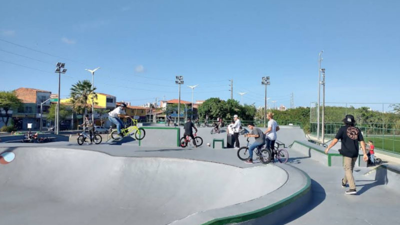 Pista de skate do Cocó está abandonada em Fortaleza