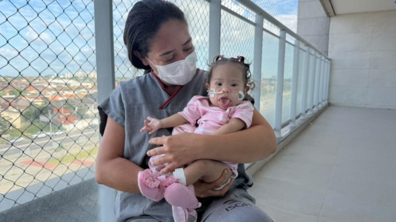 Bebê faz 1ª cirurgia cardíaca pediátrica no HU do Ceará