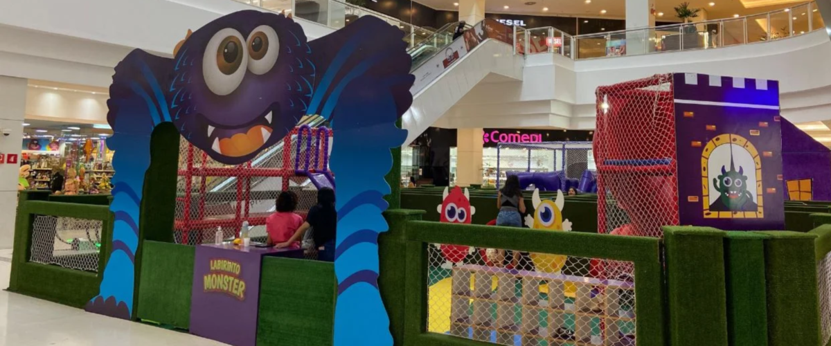 Labirinto Monster chega ao Terrazo Shopping nas férias