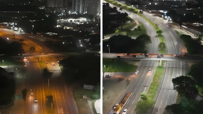 BR-116 em Fortaleza ganha iluminação 100% LED