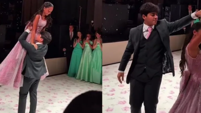 Filho de Safadão é príncipe em festa de 15 anos da filha de Tirullipa