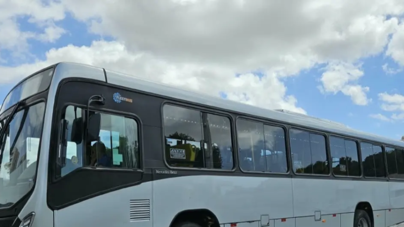 Ônibus automático estreia em Fortaleza na próxima semana