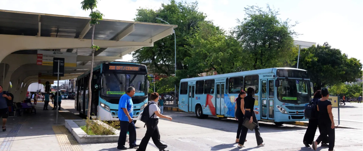 Centro de Fortaleza ganha 6 novas linhas de ônibus nesta segunda