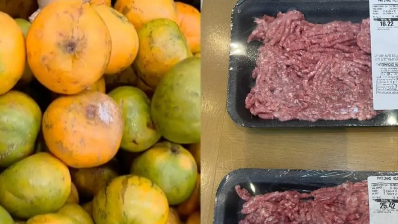 Supermercados em Fortaleza são autuados por venderem alimentos vencidos