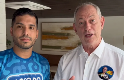 Ciro Gomes pede votos para André Fernandes no Ceará