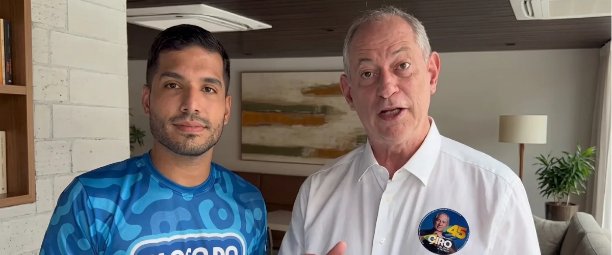 Ciro Gomes pede votos para André Fernandes no Ceará