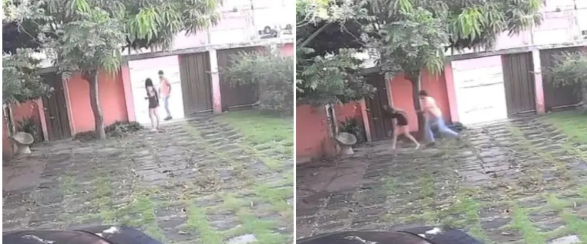 Empresário agride mulher na Praia do Futuro; vídeo viraliza
