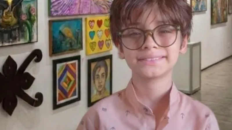 Artistas cearenses fazem exposição para ajudar menino com doença