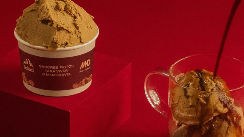 Moura Dubeux e Bellucci criam gelato exclusivo em Fortaleza