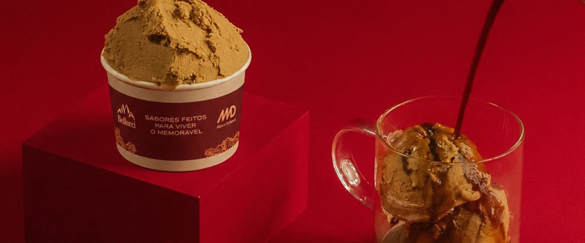 Moura Dubeux e Bellucci criam gelato exclusivo em Fortaleza