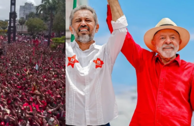 Lula caminha com Elmano no Centro e fala de 6×1 e bets