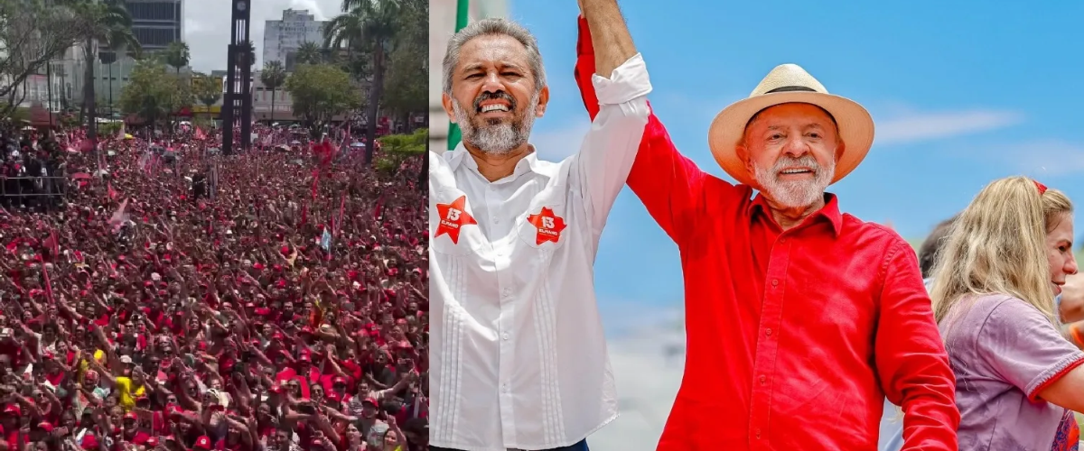 Lula caminha com Elmano no Centro e fala de 6×1 e bets