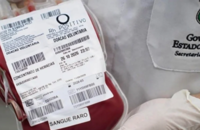 Ceará doa sangue raro transportado para salvar vida em MG