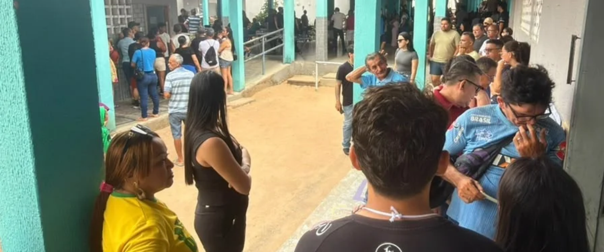 Filas e espera de horas marcam votação no Ceará neste domingo
